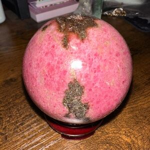 Rhodonite sphere